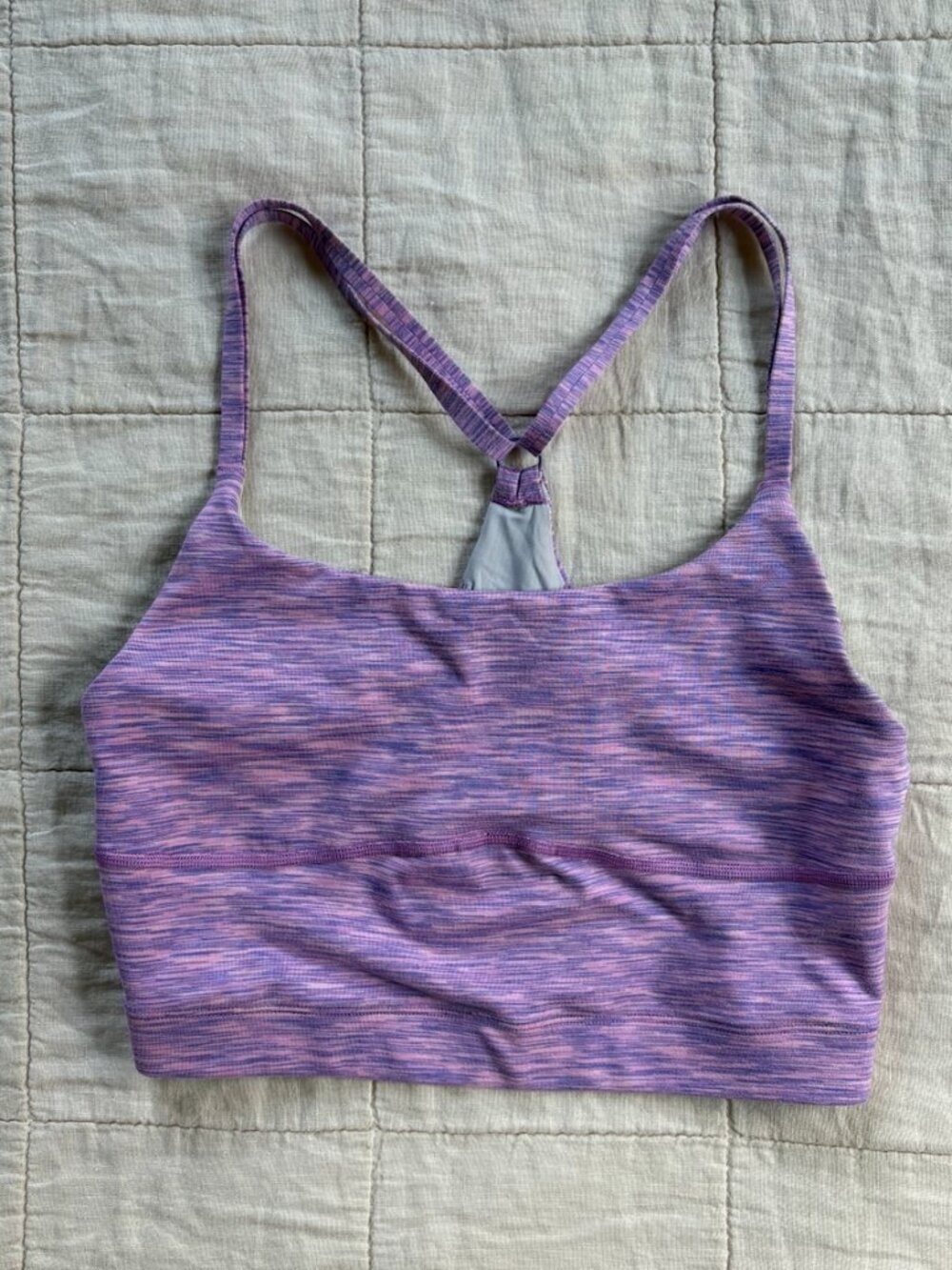 Outdoor Voices Flow Crop Top in Hyacinth